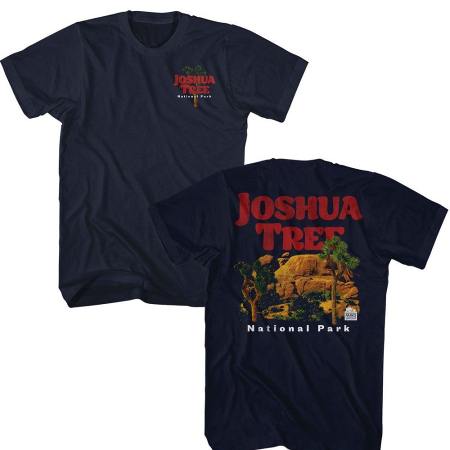 MeTV Custom Brands National Parks - Joshua Tree Rocks (Front & Back) | Classic Brands Tees