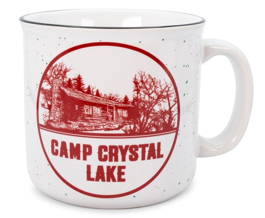 Toynk Friday The 13Th Camp Crystal Lake Ceramic Camper Mug | Holds 20 Ounces | Drinkware