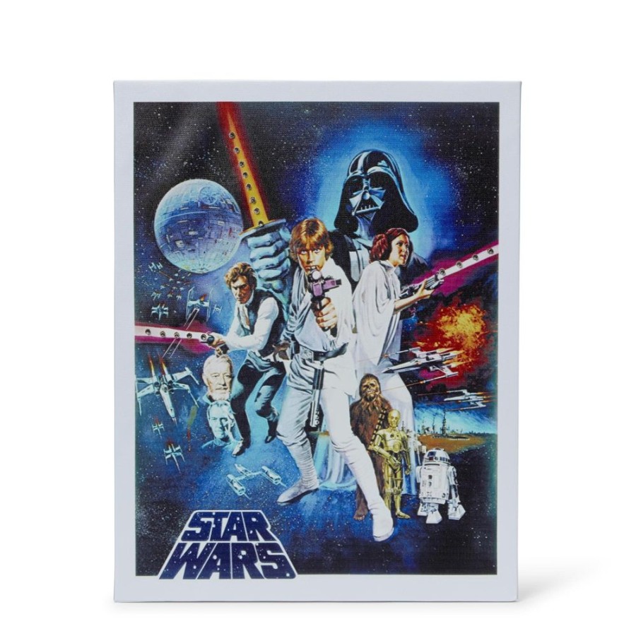 Toynk Star Wars Episode Iv: A New Hope 1977 Unframed Poster 16X20" Wall Canvas | Posters & Prints