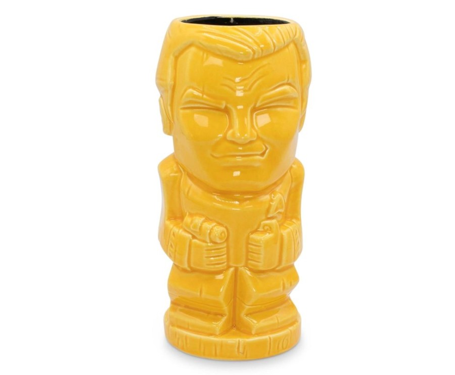 Toynk Geeki Tikis Star Trek: Tos Captain Kirk Ceramic Mug | Holds 16 Ounces | Drinkware