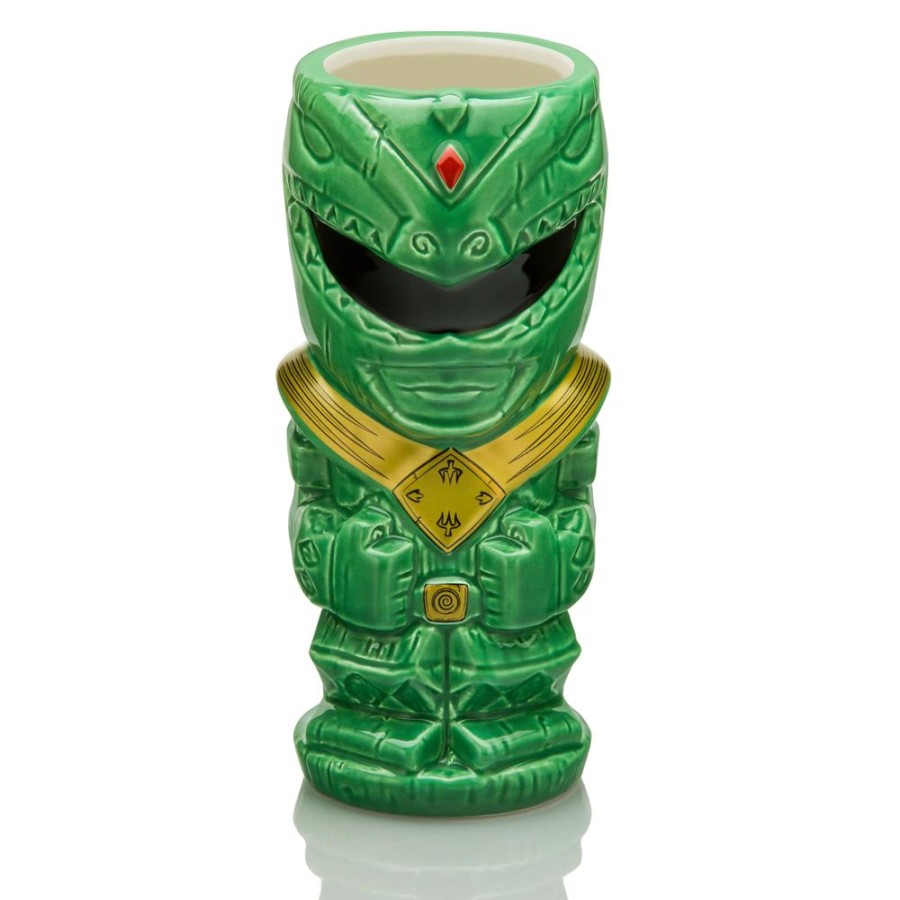 Toynk Geeki Tikis Power Rangers Green Ranger Ceramic Mug | Holds 16 Ounces | Drinkware