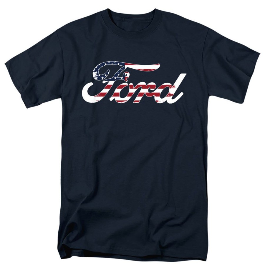 MeTV Custom Classics Ford - Flag Logo | Classic Brands Tees