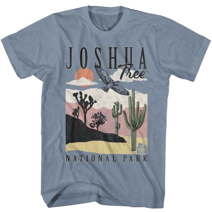 MeTV Custom Brands National Parks - Joshua Tree Landscape With Cacti | Classic Brands Tees