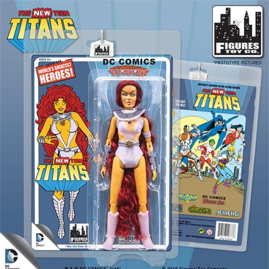 MeTV Figures The New Teen Titans Retro 8 Inch Action Figures Series 1: Starfire | Heroes & Villains