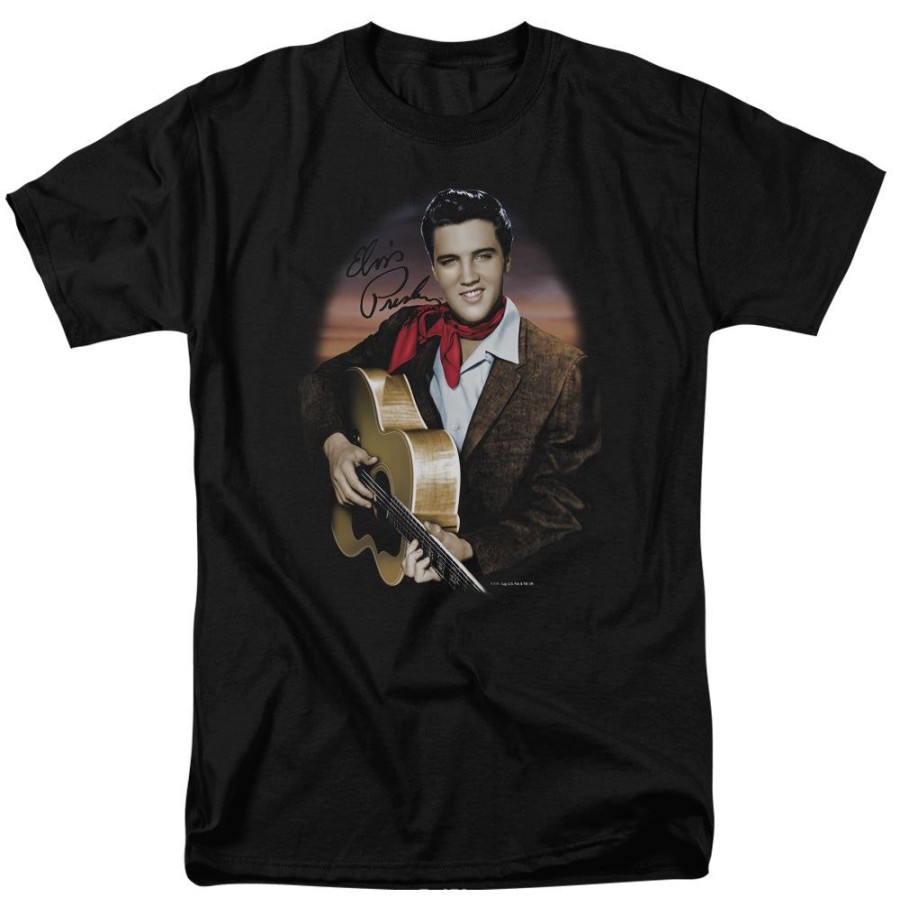 MeTV Custom Classics Elvis - Red Scarf #2 | Band And Artist Apparel