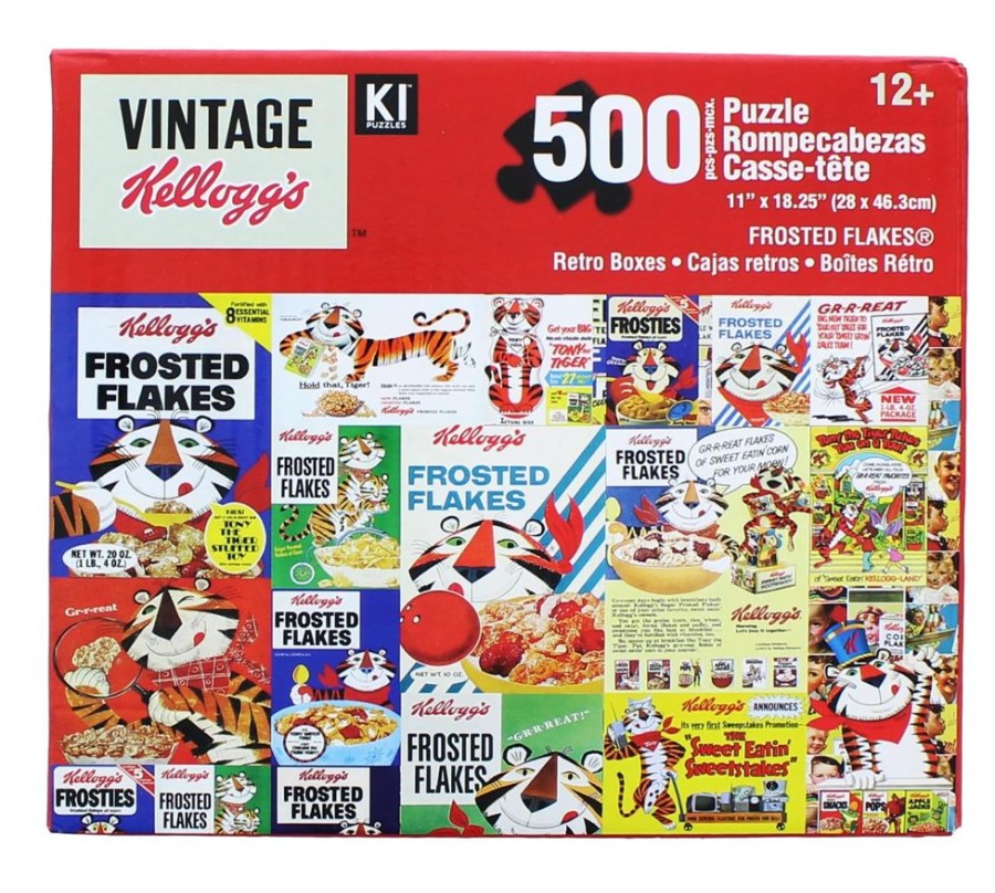 Toynk Kellogg'S Vintage Frosted Flakes 500 Piece Jigsaw Puzzle | Retro Toys & Games