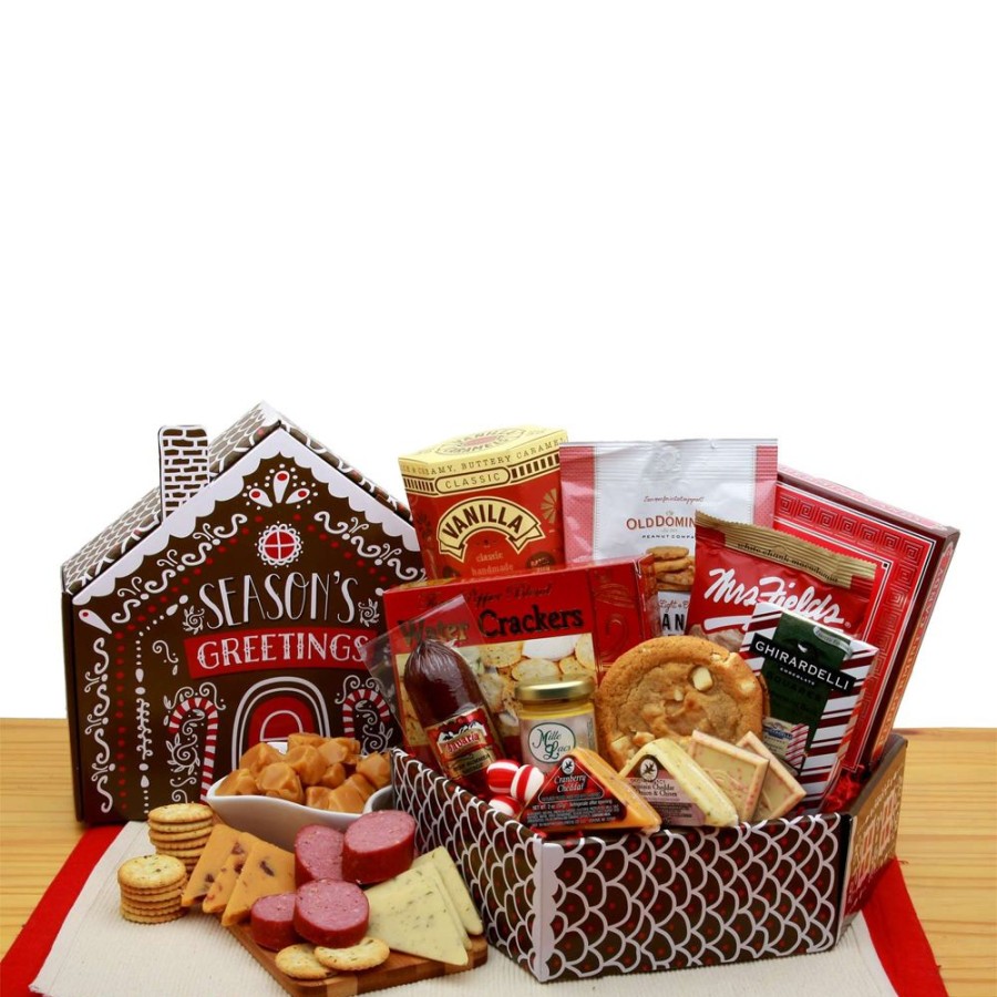 GBDS Seasons Greetings Holiday Care Package | Gourmet Gift Baskets