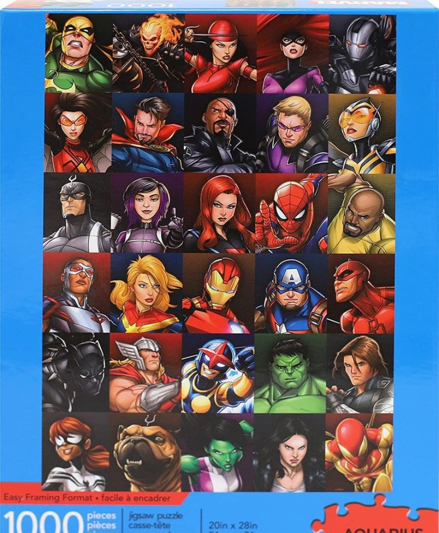 Toynk Marvel Heroes Collage 1000 Piece Jigsaw Puzzle | Retro Toys & Games