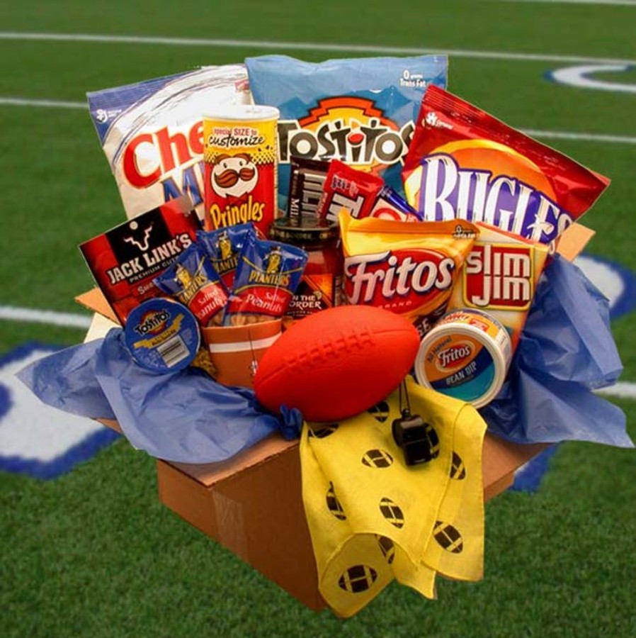 GBDS Touchdown Game Time Snacks Care Package | Sports Fan Gift Baskets