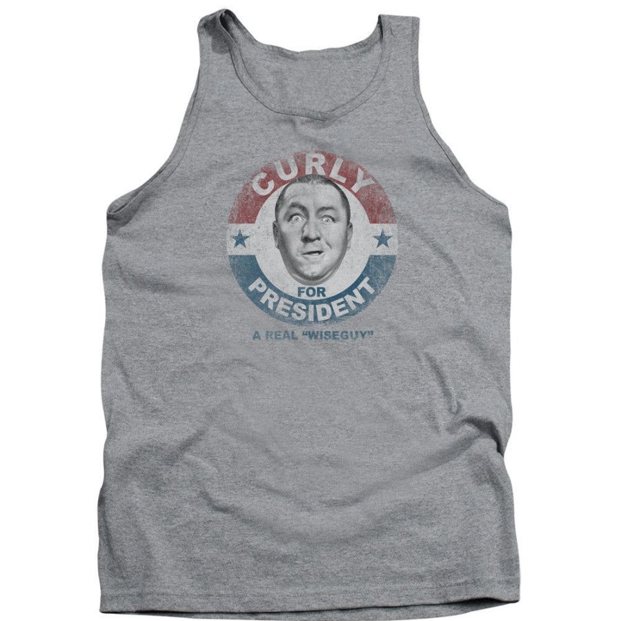 MeTV Custom Classics Three Stooges - Curly For President | Tank Tops