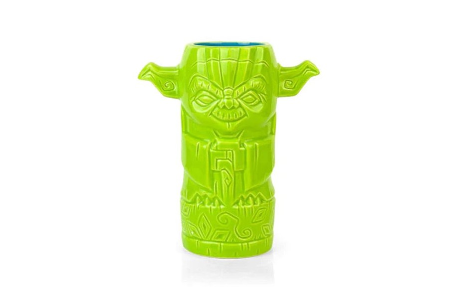 Toynk Star Wars - Geeki Tikis Star Wars Master Yoda Mug | Ceramic Tiki Style Cup | Holds 12 Ounces | Drinkware