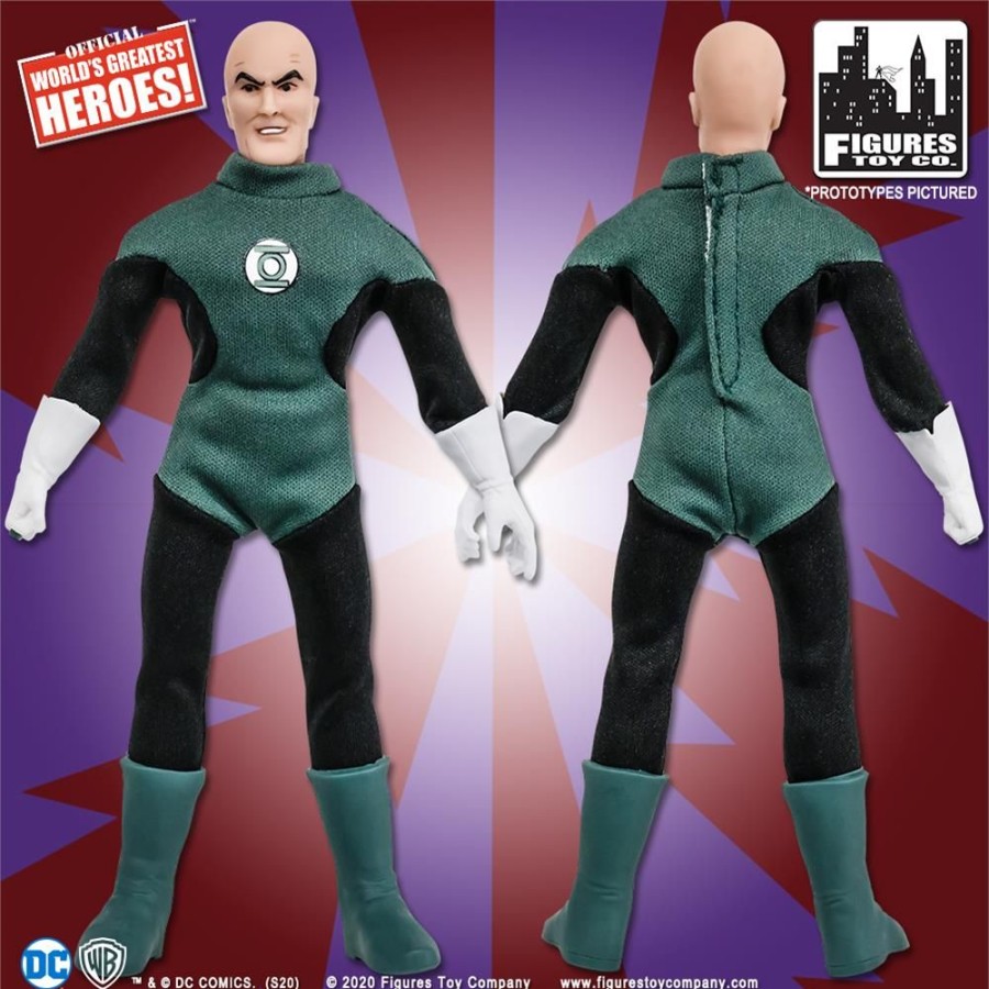 MeTV Figures Super Friends Action Figures Series: Lex Luther As Green Lantern Variant | Heroes & Villains