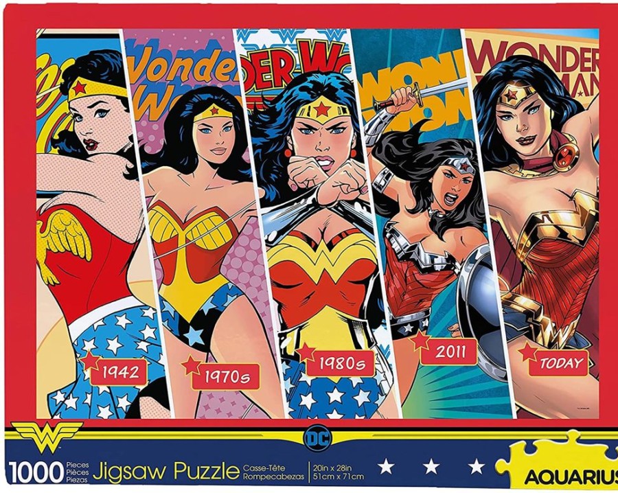 Toynk Dc Comics Wonder Woman Timeline 1000 Piece Jigsaw Puzzle | Retro Toys & Games